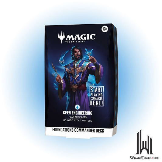 Magic the Gathering Foundations Commander Deck - Keen Engineering (U)