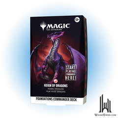 Magic the Gathering Foundations Commander Deck - Reign of Dragons (R)