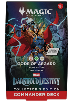 Magic the Gathering Marvel Darkhold Destiny Collector Commander Deck - Gods of Asgard (RGW)