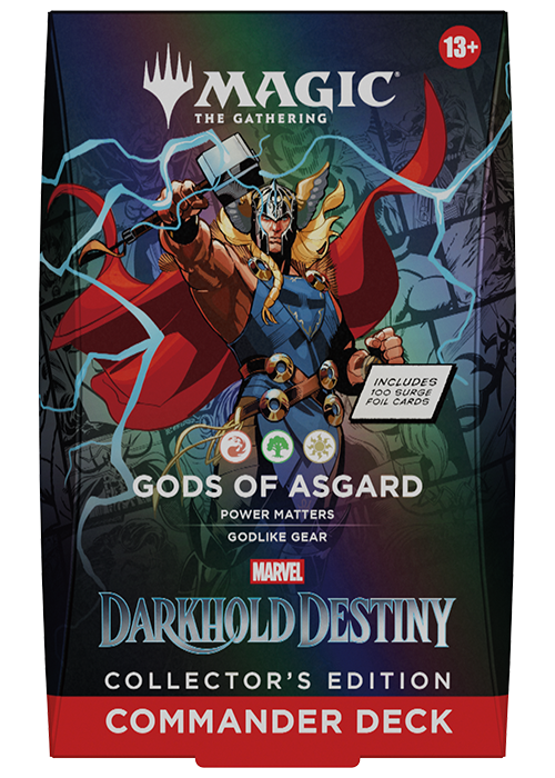 Magic the Gathering Marvel Darkhold Destiny Collector Commander Deck - Gods of Asgard (RGW)