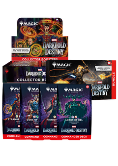 Magic the Gathering Marvel Darkhold Destiny Combo #2 - Collector, Bundle, 4 Commander Decks