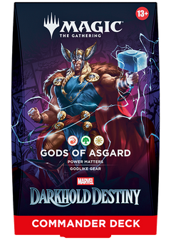 Magic the Gathering Marvel Darkhold Destiny Commander Deck - Gods of Asgard (RGW)
