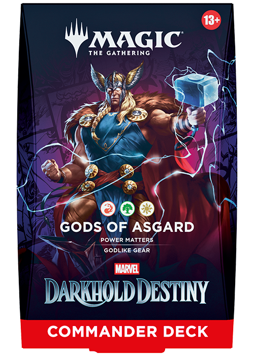 Magic the Gathering Marvel Darkhold Destiny Commander Deck - Gods of Asgard (RGW)