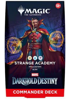 Magic the Gathering Marvel Darkhold Destiny Commander Deck - Strange Academy (WUB)