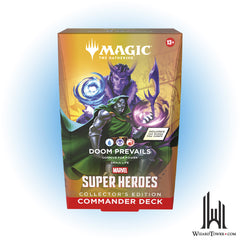 Magic the Gathering Marvel Super Heroes Collector Commander Deck - Doom Prevails (UBR)