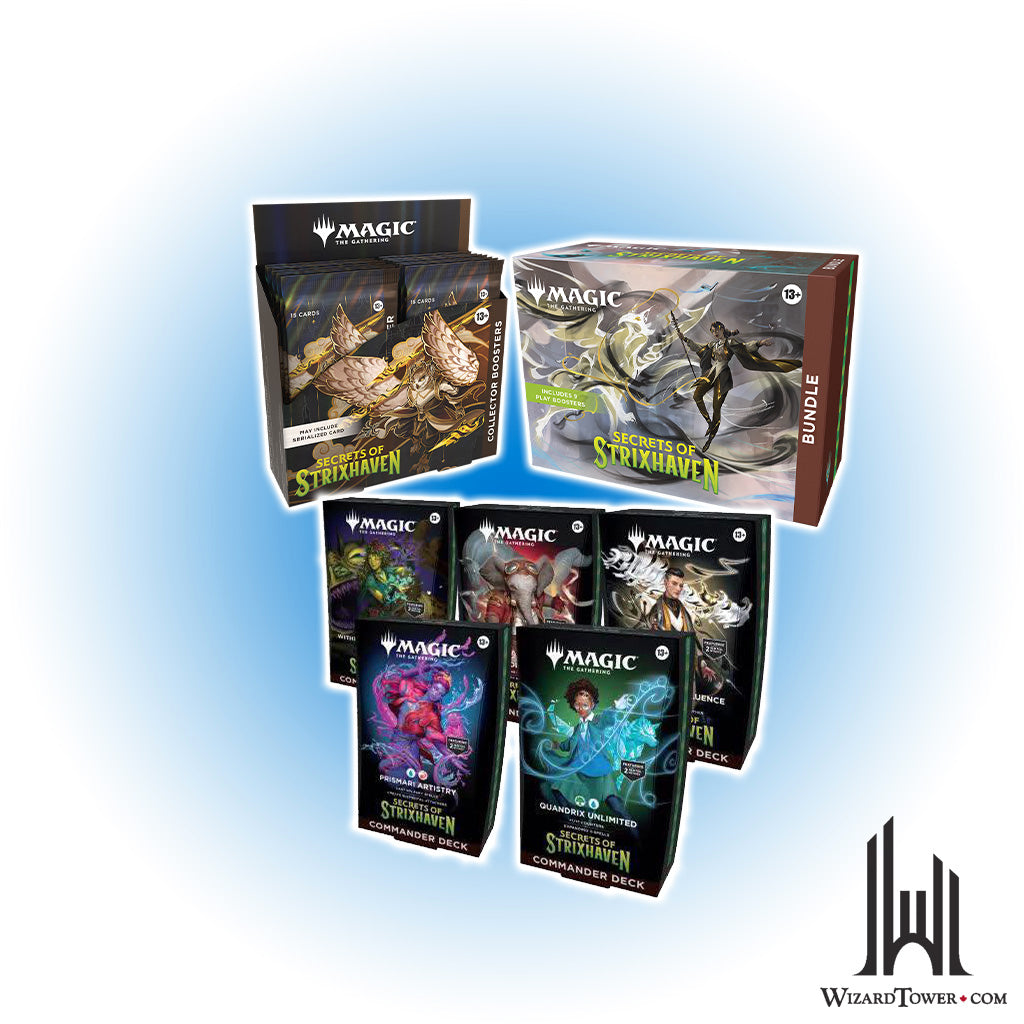 Magic the Gathering Secrets of Strixhaven Combo #2 - Collector, Bundle, 5 Commander Decks