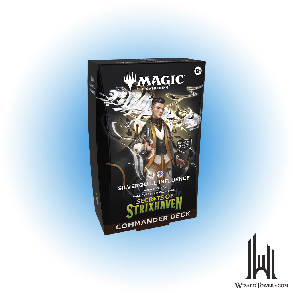 Magic the Gathering Secrets of Strixhaven Commander Deck - Silverquill Influence (WB)