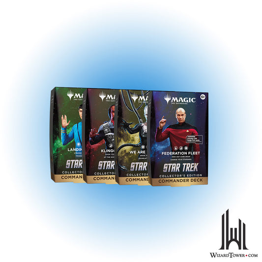 Magic the Gathering Star Trek Collector Commander Deck - Set of All 4