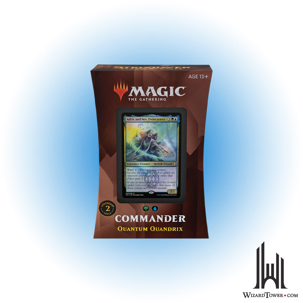 Magic the Gathering Strixhaven Commander Deck - Quantum Quandrix (GU)
