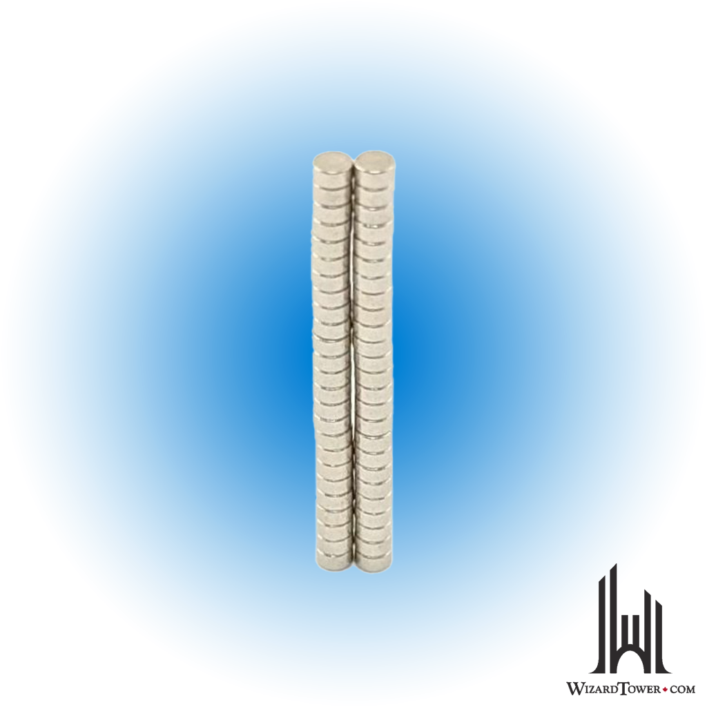 Disc Magnets - 1/8" x 1/16" - 50 Qty