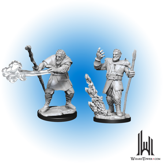 Unpainted Miniature - Dungeons & Dragons - Firbolg Druid