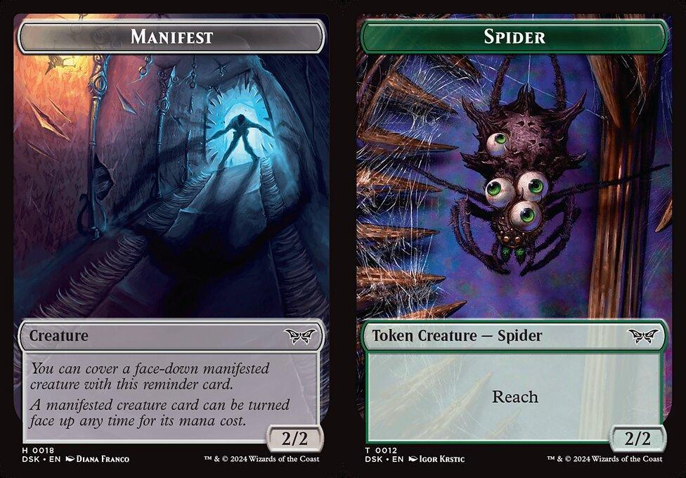 Manifest (0018) // Spider (0012) Double-Sided Token