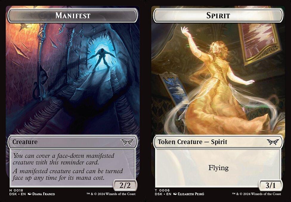 Manifest (0018) // Spirit (0006) Double-Sided Token