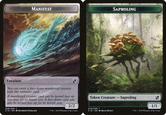 Manifest (028) // Saproling (019) Double-Sided Token