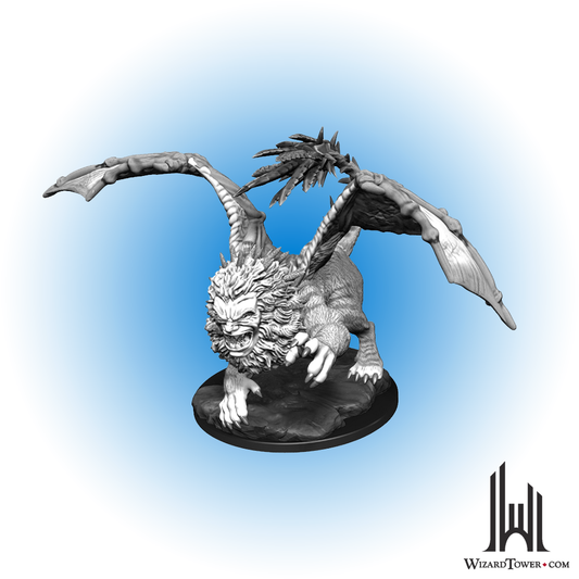Unpainted Miniature - Dungeons & Dragons - Manticore