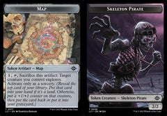 Map (0017) // Skeleton Pirate (0008) Double-Sided Token - Foil