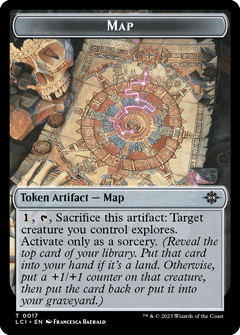 Map (0017) // Treasure (0018) Double-Sided Token (TLCI)