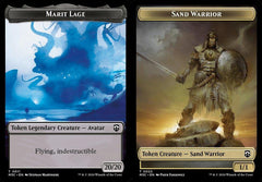 Marit Lage (0011) // Sand Warrior (0023) Double-Sided Token - Ripple Foil