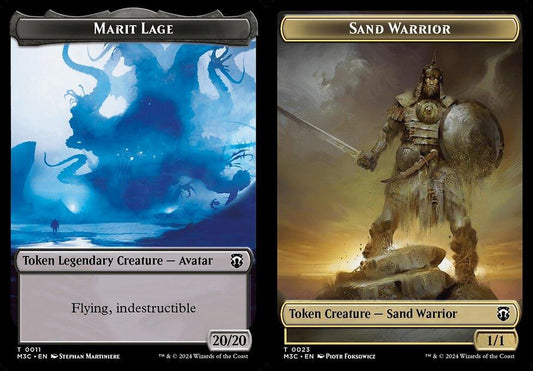 Marit Lage (0011) // Sand Warrior (0023) Double-Sided Token