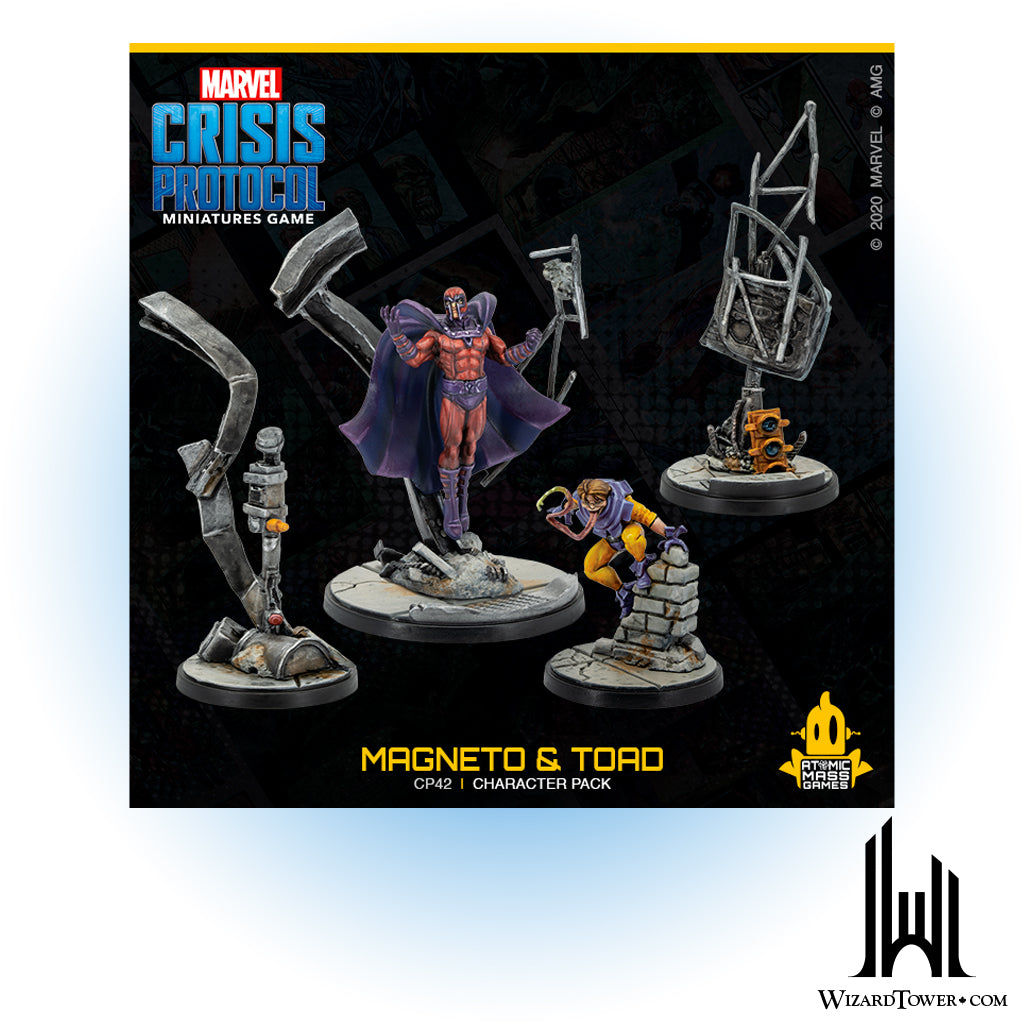 Marvel Crisis Protocol - Magneto & Toad – Wizard's Tower