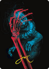 Marvin, Murderous Mimic (45/54) Art Card (ADSK) - Gold-Stamped Signature