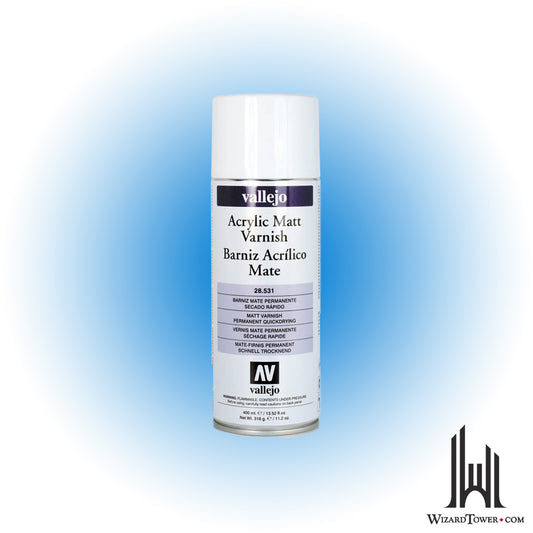 Vallejo Acrylic Spray Matt Varnish - 400ml