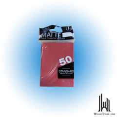 Deck Protectors - Standard Matte Red 50ct