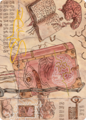 Mazemind Tome (66/81) Art Card (ABRO) - Gold-Stamped Signature