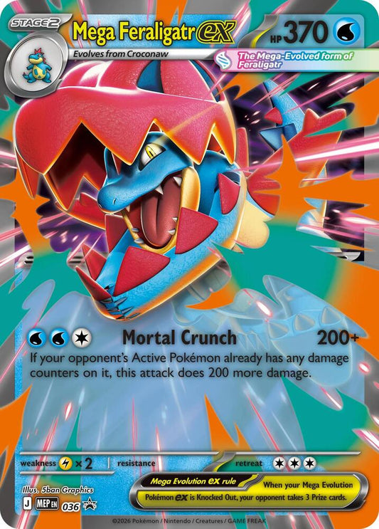 Mega Feraligatr ex - 036 - Promo