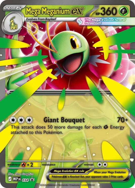 Mega Meganium ex - 034 - Promo