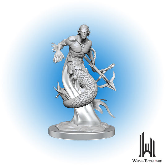 Unpainted Miniature - Dungeons & Dragons - Merfolk