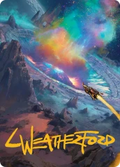 Meteor Crater (45/54) Art Card (AEOE) - Gold-Stamped Signature