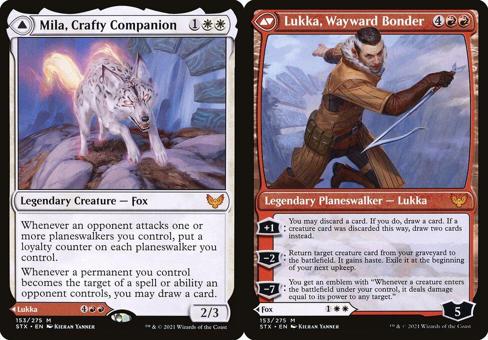 Mila, Crafty Companion // Lukka, Wayward Bonder - Foil