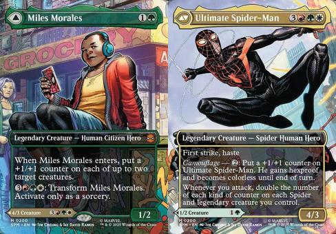Miles Morales // Ultimate Spider-Man (0200) (Borderless) - Foil