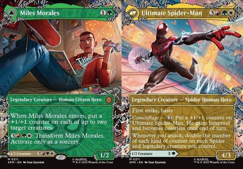 Miles Morales // Ultimate Spider-Man (0211) (Borderless) - Foil