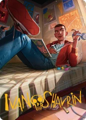 Miles Morales (35/54) Art Card (ASMP) - Gold-Stamped Signature