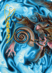 Mind Spiral (08/54) Art Card (ABLB) - Gold-Stamped Signature