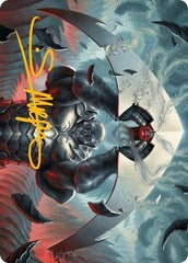 Mirrodin Avenged (26/81) Art Card (AMOM) - Gold-Stamped Signature