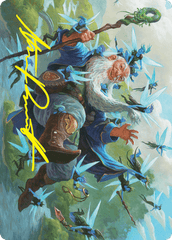Mischievous Mystic (07/54) Art Card (AFDN) - Gold-Stamped Signature
