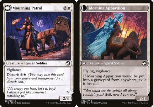 Mourning Patrol // Morning Apparition - Foil