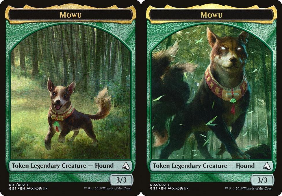 Mowu (001) // Mowu (002) Double-Sided Token - Foil