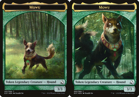Mowu (001) // Mowu (002) Double-Sided Token - Foil
