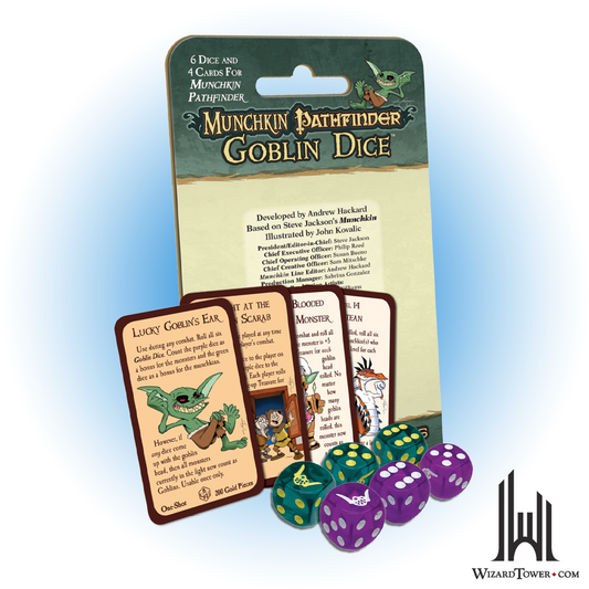 Dice Set - Munchkin Pathfinder Goblin d6 6ct