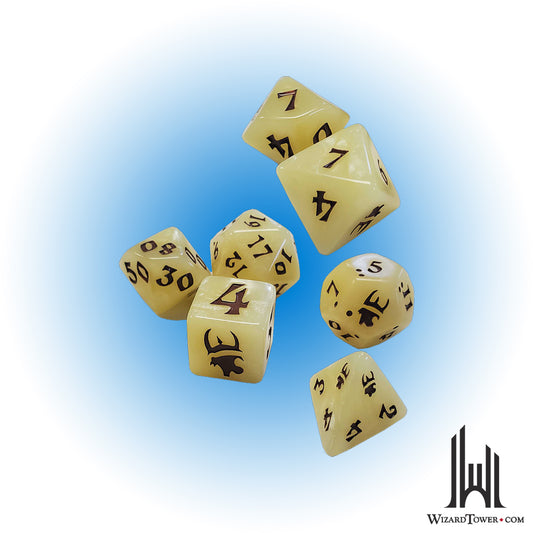 Dice Set - Munchkin Tan / Brown 7ct