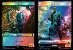 Mutant (0050) // Soldier (0040) Double-Sided Token - Surge Foil