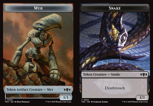 Myr (0030) // Snake (0010) Double-Sided Token