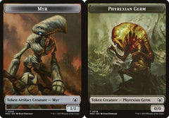 Myr (0038) // Phyrexian Germ (0019) Double-Sided Token