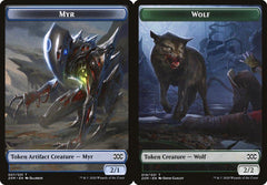 Myr (007) // Wolf (019) Double-Sided Token - Foil