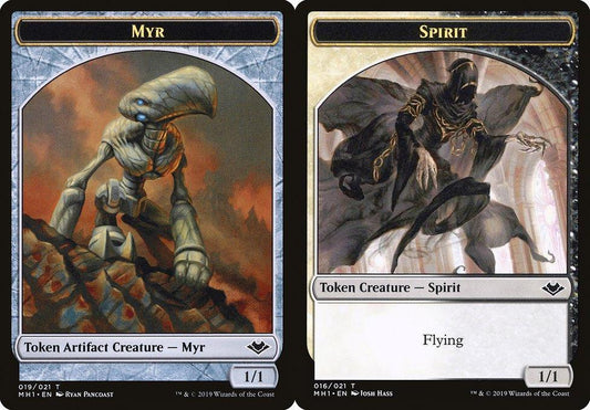 Myr (019) // Spirit (016) Double-Sided Token