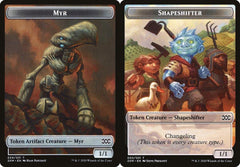 Myr (024) // Shapeshifter (002) Double-Sided Token - Foil